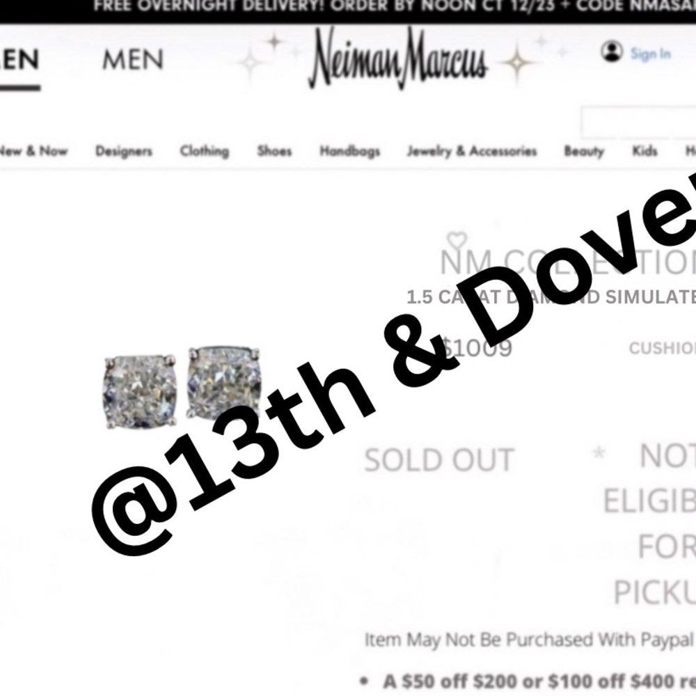 1.5ct Cushion Cut Earrings - Picture 12 of 14
